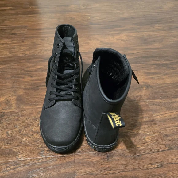 Doc Martin Black High-Top Shoes - Picture 2 of 5